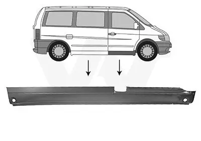 Einstiegsblech VAN WEZEL 3078102