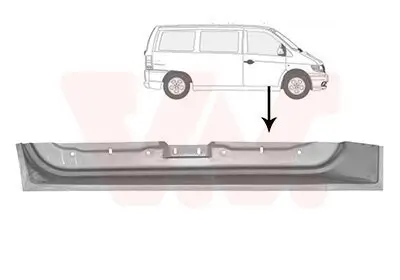 Tür, Karosserie rechts VAN WEZEL 3078272 Bild Tür, Karosserie rechts VAN WEZEL 3078272
