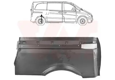 Seitenwand hinten rechts VAN WEZEL 3080144 Bild Seitenwand hinten rechts VAN WEZEL 3080144