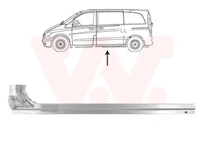 Einstiegsblech VAN WEZEL 3081109 Bild Einstiegsblech VAN WEZEL 3081109
