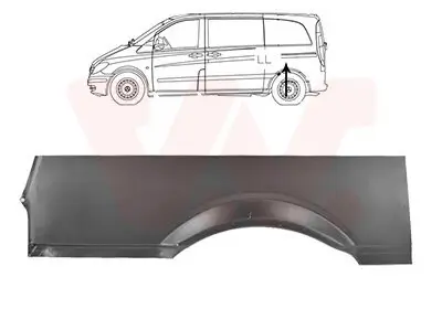 Seitenwand hinten links VAN WEZEL 3081143 Bild Seitenwand hinten links VAN WEZEL 3081143