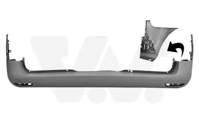 Stoßfänger hinten VAN WEZEL 3082545 Bild Stoßfänger hinten VAN WEZEL 3082545