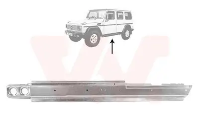 Einstiegsblech links VAN WEZEL 3098101