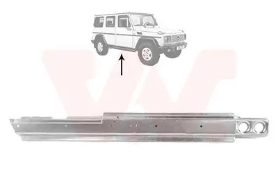Einstiegsblech rechts VAN WEZEL 3098102