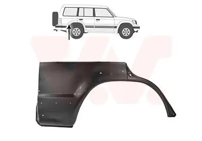 Seitenwand hinten rechts VAN WEZEL 3242148 Bild Seitenwand hinten rechts VAN WEZEL 3242148