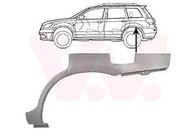 Seitenwand hinten links VAN WEZEL 3271147