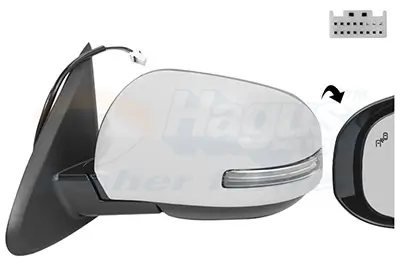 Außenspiegel links VAN WEZEL 3279827