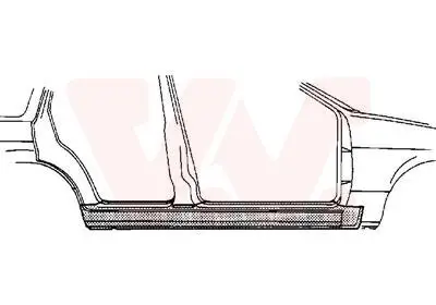 Einstiegsblech VAN WEZEL 3314104 Bild Einstiegsblech VAN WEZEL 3314104