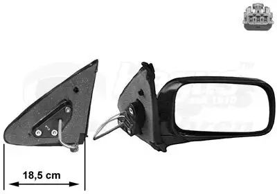 Außenspiegel rechts VAN WEZEL 3317806 Bild Außenspiegel rechts VAN WEZEL 3317806