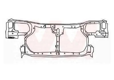 Frontverkleidung vorne VAN WEZEL 3319668 Bild Frontverkleidung vorne VAN WEZEL 3319668
