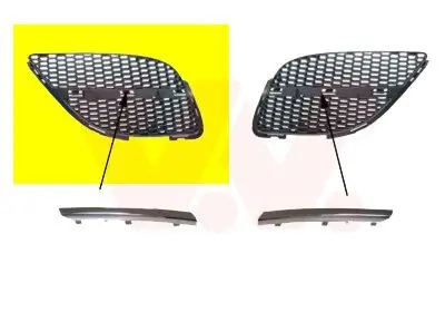 Kühlergitter rechts VAN WEZEL 3323512 Bild Kühlergitter rechts VAN WEZEL 3323512