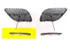 Zier-/Schutzleiste, Kühlergitter rechts VAN WEZEL 3323514