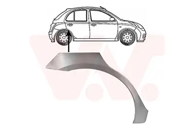 Seitenwand hinten rechts VAN WEZEL 3328148 Bild Seitenwand hinten rechts VAN WEZEL 3328148