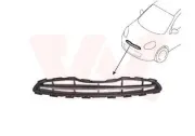 Kühlergitter VAN WEZEL 3334510