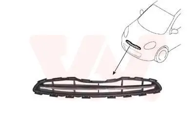 Kühlergitter VAN WEZEL 3334510 Bild Kühlergitter VAN WEZEL 3334510