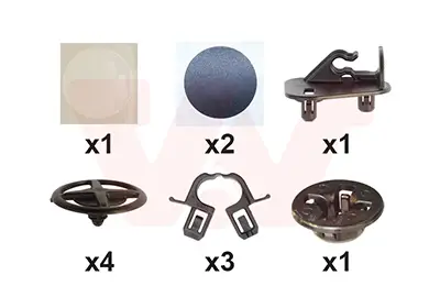 Montagesatz, Motorhaube vorne VAN WEZEL 3336797