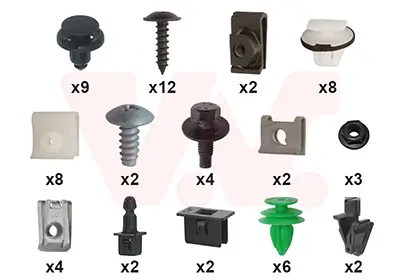 Montagesatz, Stoßfänger vorne VAN WEZEL 3372794 Bild Montagesatz, Stoßfänger vorne VAN WEZEL 3372794