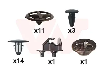 Montagesatz, Motorhaube vorne VAN WEZEL 3372797