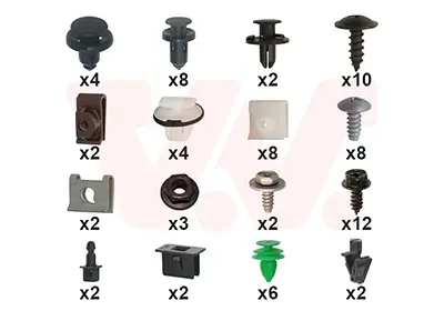 Montagesatz, Stoßfänger vorne VAN WEZEL 3375794