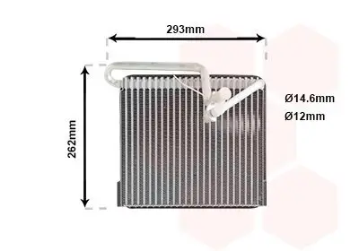 Verdampfer, Klimaanlage VAN WEZEL 3700V372