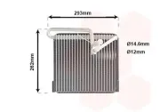 Verdampfer, Klimaanlage VAN WEZEL 3700V372