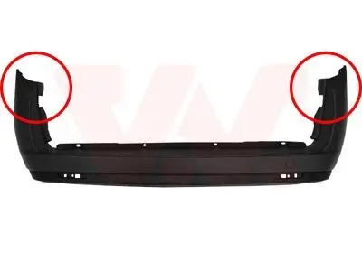 Stoßfänger hinten VAN WEZEL 3706540 Bild Stoßfänger hinten VAN WEZEL 3706540