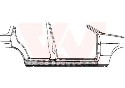 Einstiegsblech VAN WEZEL 3715104