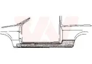 Einstiegsblech rechts VAN WEZEL 3730102