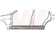 Einstiegsblech links VAN WEZEL 3730103