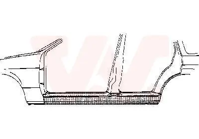 Einstiegsblech VAN WEZEL 3734101