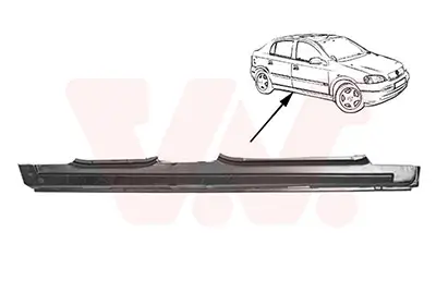 Einstiegsblech rechts VAN WEZEL 3742104 Bild Einstiegsblech rechts VAN WEZEL 3742104
