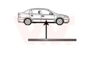 Zier-/Schutzleiste, Tür vorne rechts VAN WEZEL 3742424