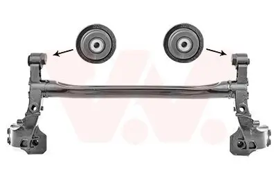 Achskörper Hinterachse VAN WEZEL 3742629 Bild Achskörper Hinterachse VAN WEZEL 3742629