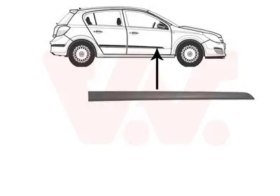 Zier-/Schutzleiste, Tür VAN WEZEL 3745404 Bild Zier-/Schutzleiste, Tür VAN WEZEL 3745404