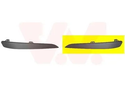 Zier-/Schutzleiste, Stoßfänger vorne links VAN WEZEL 3745585