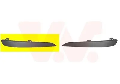 Zier-/Schutzleiste, Stoßfänger vorne rechts VAN WEZEL 3745586