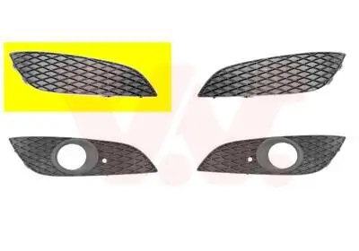 Lüftungsgitter, Stoßfänger vorne rechts VAN WEZEL 3748592 Bild Lüftungsgitter, Stoßfänger vorne rechts VAN WEZEL 3748592