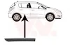 Zier-/Schutzleiste, T&uuml;r hinten rechts VAN WEZEL 3750426