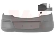 Stoßfänger hinten VAN WEZEL 3750546