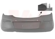 Stoßfänger hinten VAN WEZEL 3750547