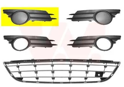 Lüftungsgitter, Stoßfänger vorne rechts VAN WEZEL 3750592 Bild Lüftungsgitter, Stoßfänger vorne rechts VAN WEZEL 3750592