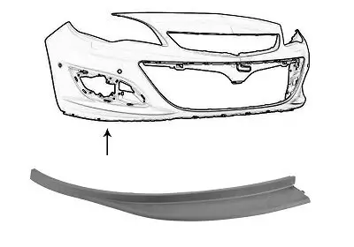 Spoiler vorne links VAN WEZEL 3753501 Bild Spoiler vorne links VAN WEZEL 3753501
