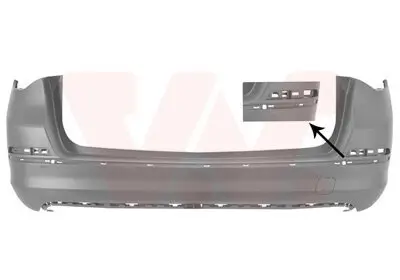 Stoßfänger hinten VAN WEZEL 3753547 Bild Stoßfänger hinten VAN WEZEL 3753547