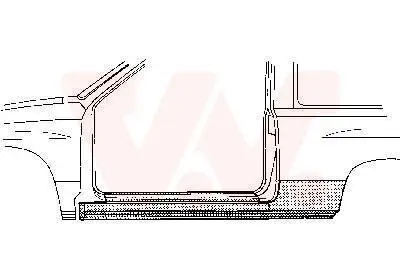 Einstiegsblech VAN WEZEL 3770101