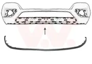 Spoiler vorne VAN WEZEL 3775500