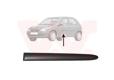 Zier-/Schutzleiste, Seitenwand hinten links VAN WEZEL 3776429 Bild Zier-/Schutzleiste, Seitenwand hinten links VAN WEZEL 3776429