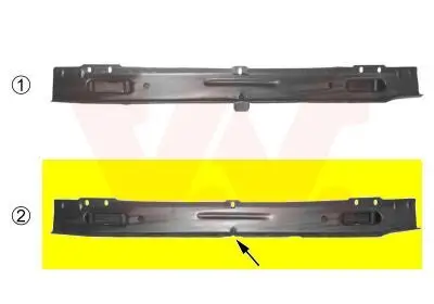 Kühlerträger vorne VAN WEZEL 3776682