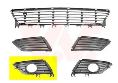 Lüftungsgitter, Stoßfänger vorne rechts VAN WEZEL 3779594 Bild Lüftungsgitter, Stoßfänger vorne rechts VAN WEZEL 3779594