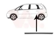 Zier-/Schutzleiste, Tür hinten links VAN WEZEL 3781405