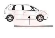 Zier-/Schutzleiste, Tür vorne rechts VAN WEZEL 3781424